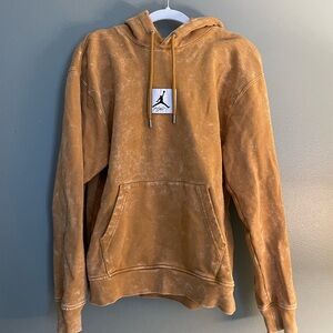 Jordan Brown Hoodie with Logo